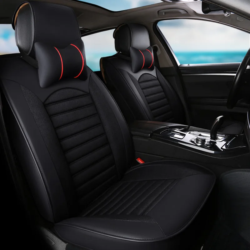 Design High Quality Four Season Universal Car Leather Seat Car Cover