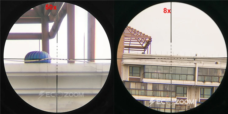 Тактический прицел для охотничьего ружья с длинным диапазоном 4-50x75 ED