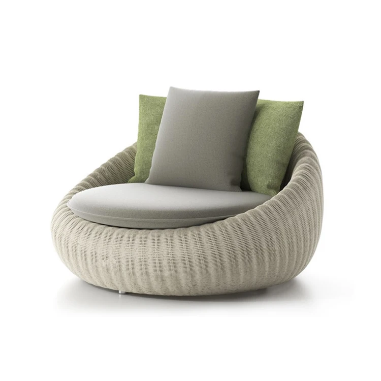 Manufactory Ball Egg Shaped Chair Indoor Outdoor Hotel Furniture Rattan Wicker Garden Sofa