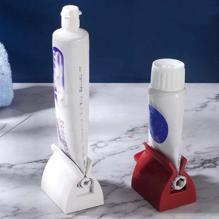 Facial cleanser squeezer clips seat holder stand manual toothpaste dispenser plastic rolling tube toothpaste squeezer
