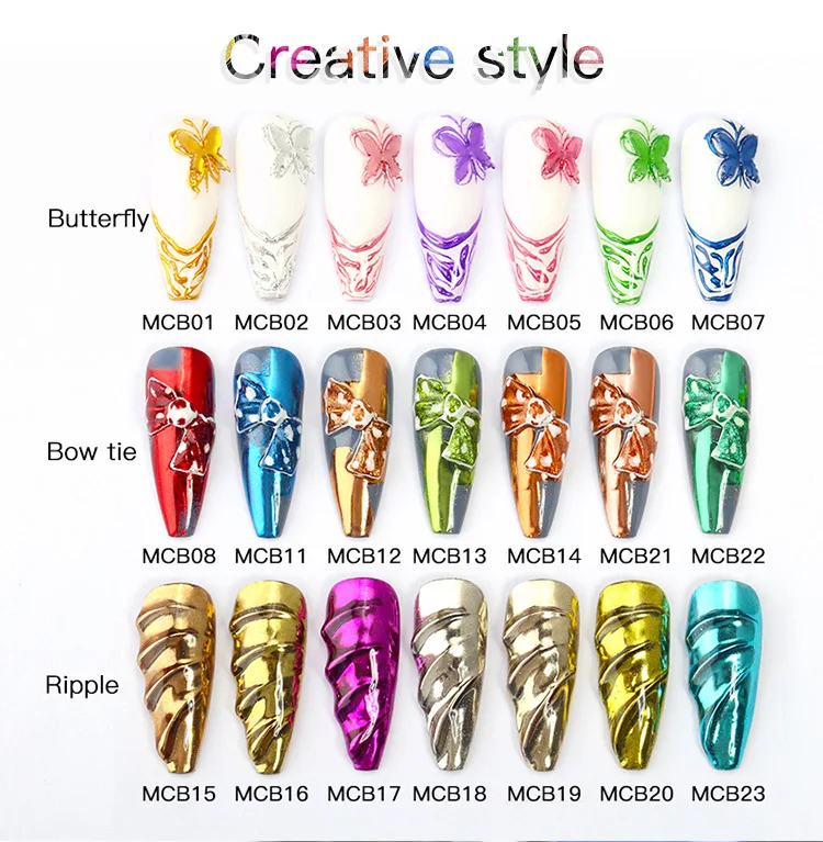 21 Colors optional Holo Mirror Powder Nail Glitter Gold Silver Chrome Nail Pigment Pearl Powder Decoration Manicure