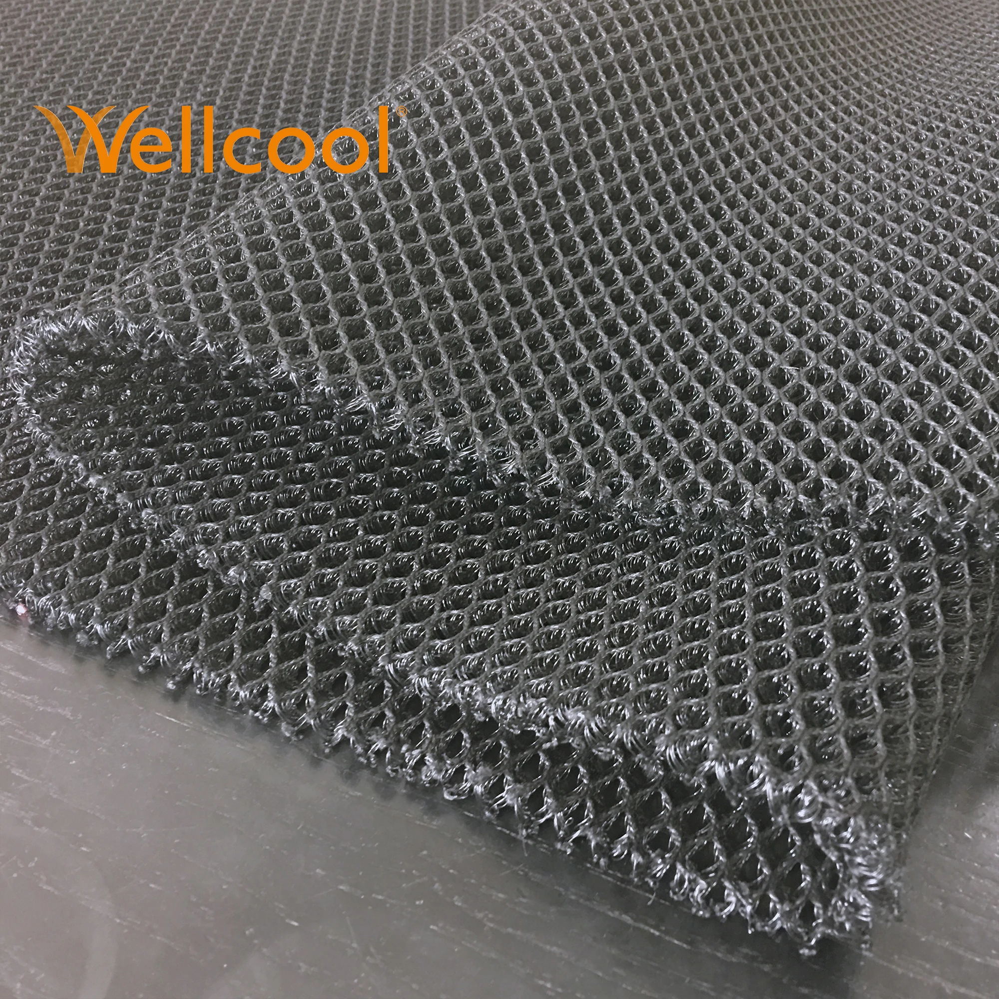  Big hexagon reduce pressure heat ventilation 8mm air mesh 3D spacer fabric for car motorcycle