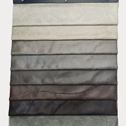 Imitation leather printed soft leather European style fabric for sofa car home textile
