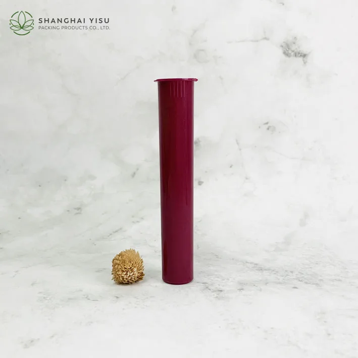 Childproof popTubes child resistant tube with Squeeze Pop Top Containers