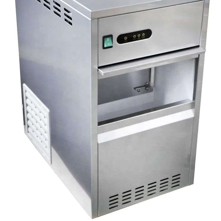 50kg CRUSHED FLAKE ICE MAKER FLAKE PRODUCE GRANULAR ICE USE FOR LABORATORY AND BAR