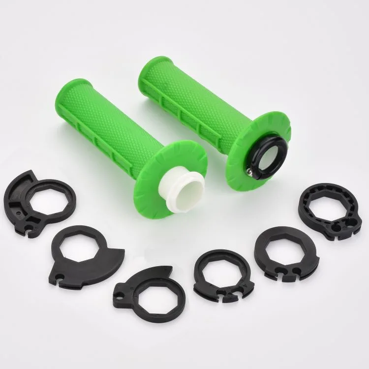 Direct deal Motorcycle handle Grip with Buckle Caps Throttle Motorcycle TPE Handle Grip motorcycle handle grips