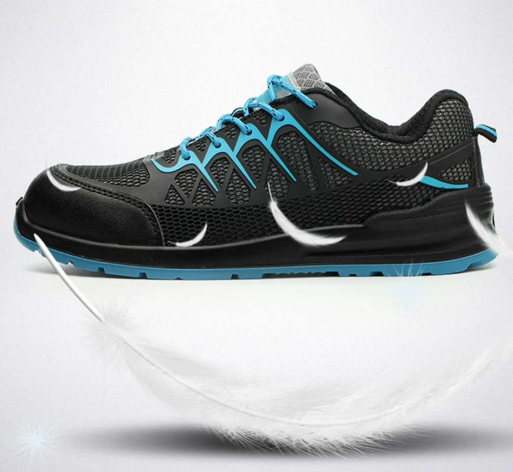 work esd footwear men  lightweight steel safty boots men steel toe safety shoes