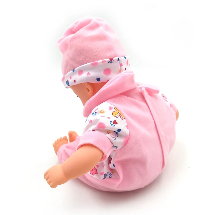 GCC cute doll toys 14 inch doll with rattle and IC