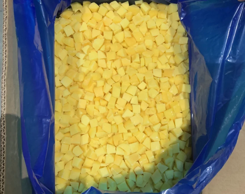 Hot Sale Bulk  IQF Frozen Yellow Peach Fruit