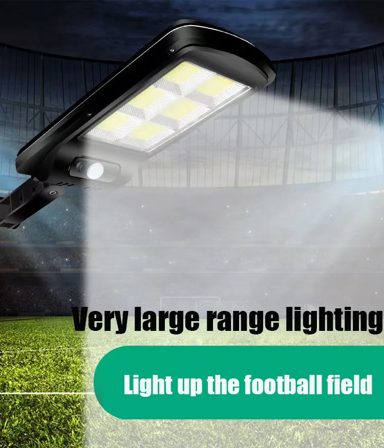Waterproof Solar Street Lights Outdoor Motion Sensor Street COB Lamp With Remote Control Solar LED Lamp