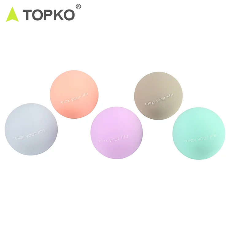 TOPKO ФИЗИОТЕРАПЕВТИЧЕСКИЙ Твердый Прочный силиконовый Массажный мяч lecrosse