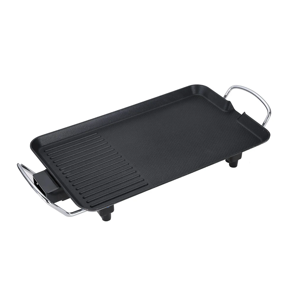 Large Capacity Aluminum Die-cast Electric Baking Pan Multi-purpose Non-Stick BBQ Grills Smokeless