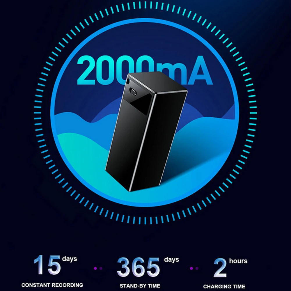 32G 64GB Digital Voice Recorder Large Memory Audio Sound Recorder high quality for sound voice recording