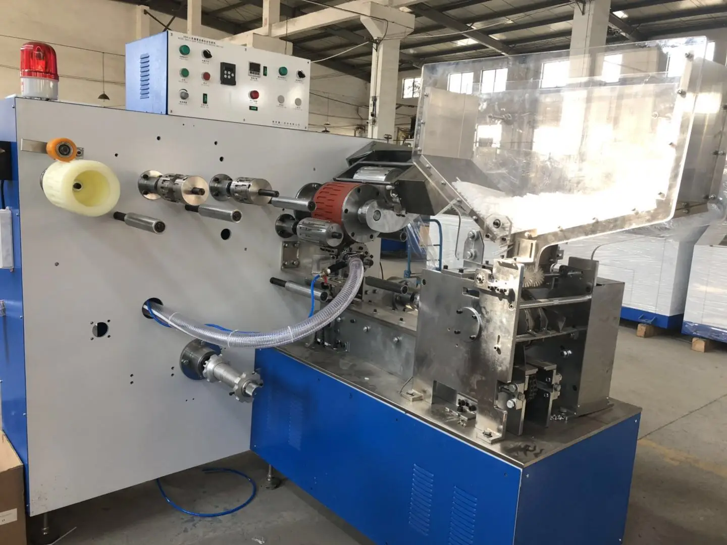 Super Speed flexible bendy bending Paper drinking straw continuous row packaging wrapping  machine