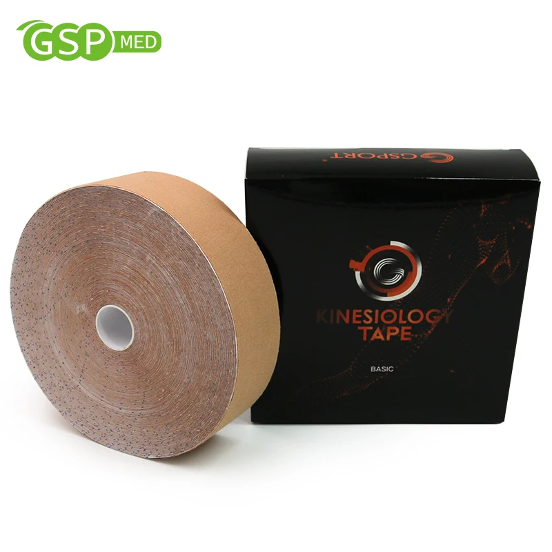 Hot sale kinesiology tape for sports healthe with best price and Adhesive Elastic Kinesios Tape
