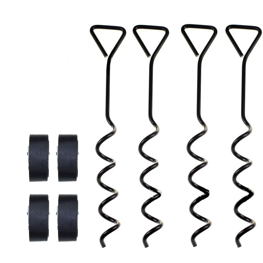 spiral anchoring spikes expert gardeners slide stakes fixing ground anchor heavy duty earth augers swing stake anchors