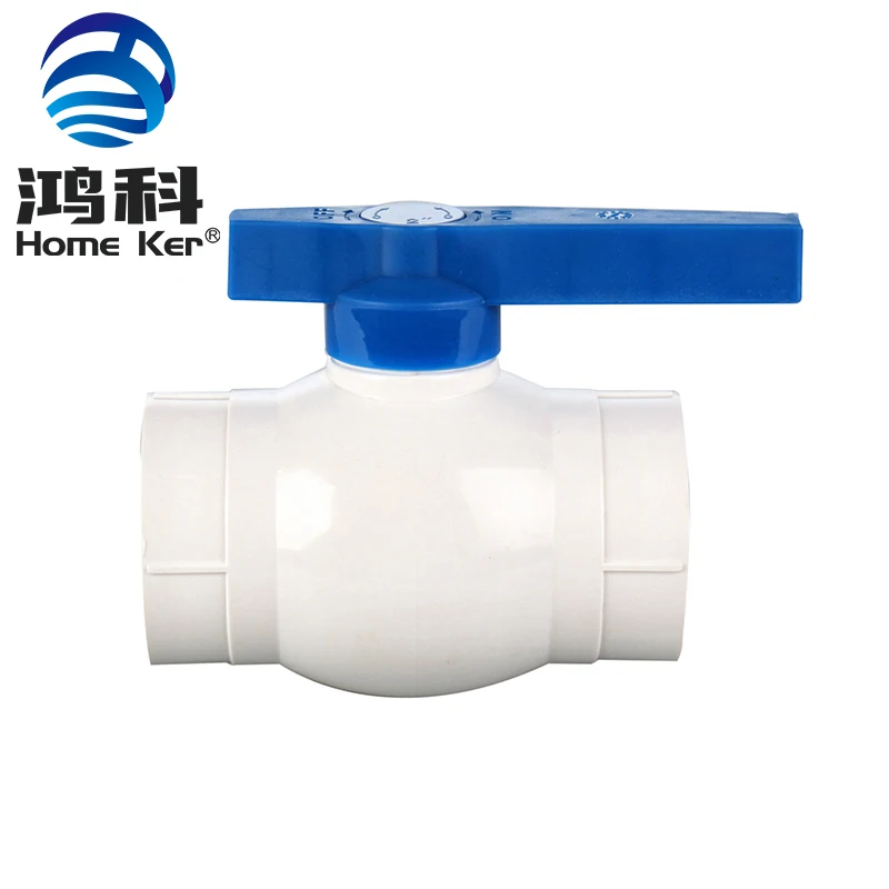 Hot-selling Quality With Nice Price Plastic Ball Valve 1 inch ABS Yellow Handle White Ball PVC Ball Valve