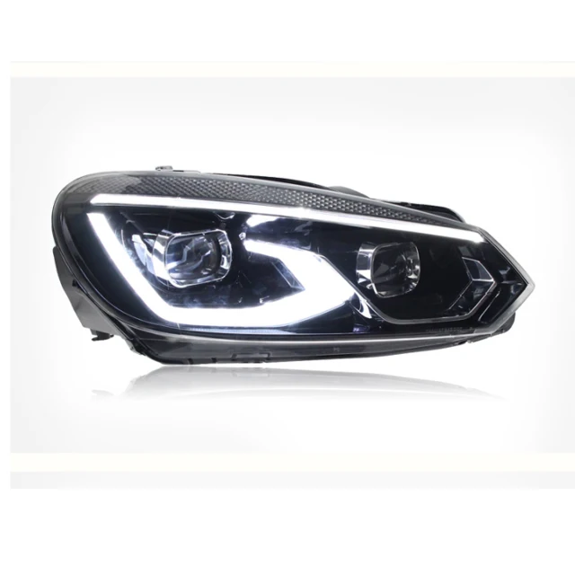 For 2010-2014 VW Golf6 MK6 Head light LED Head Lamp Car Manufacturer Headlights
