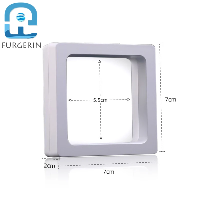 Suspended packaging jewelry transparent box earrings bracelet ring necklace anti oxidation storage jewelry box