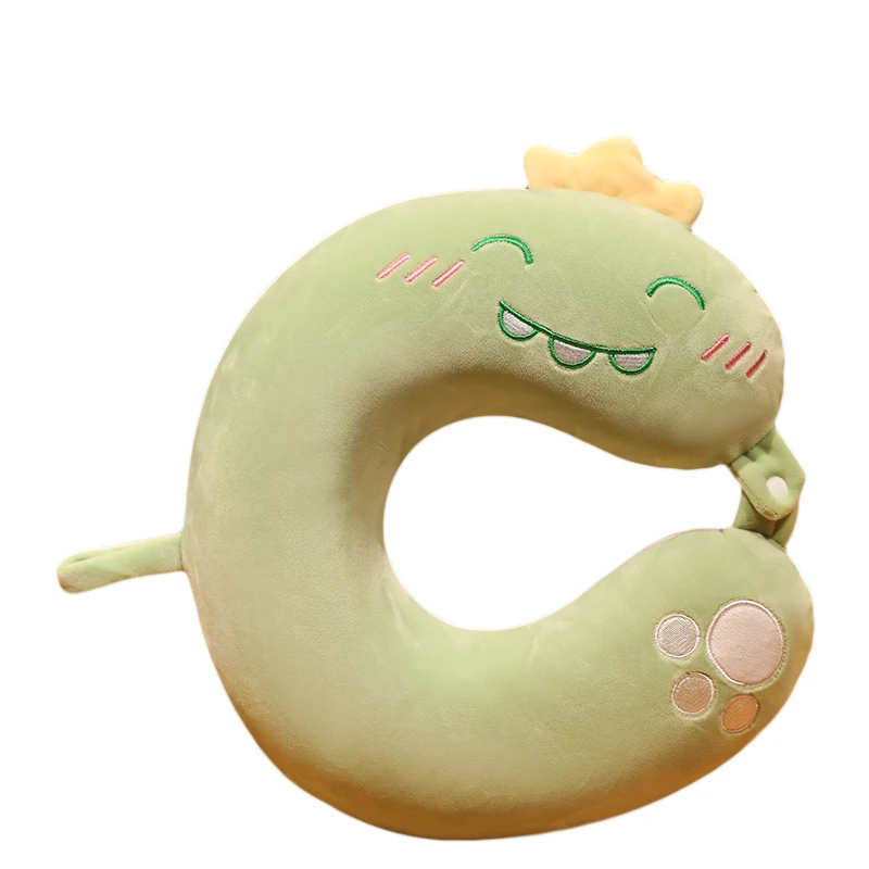 New Pattern Office Nap U Shape Cushion Pillow Portable Comfortable Cervical Pillow Cartoon Cute Travel Neck Pillow