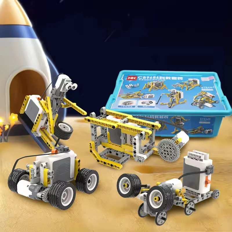 Brickyard Building Blocks STEM Toys Educational Building Toys for Kids Ages 4-8 Tools Design Guide and Toy Storage Box