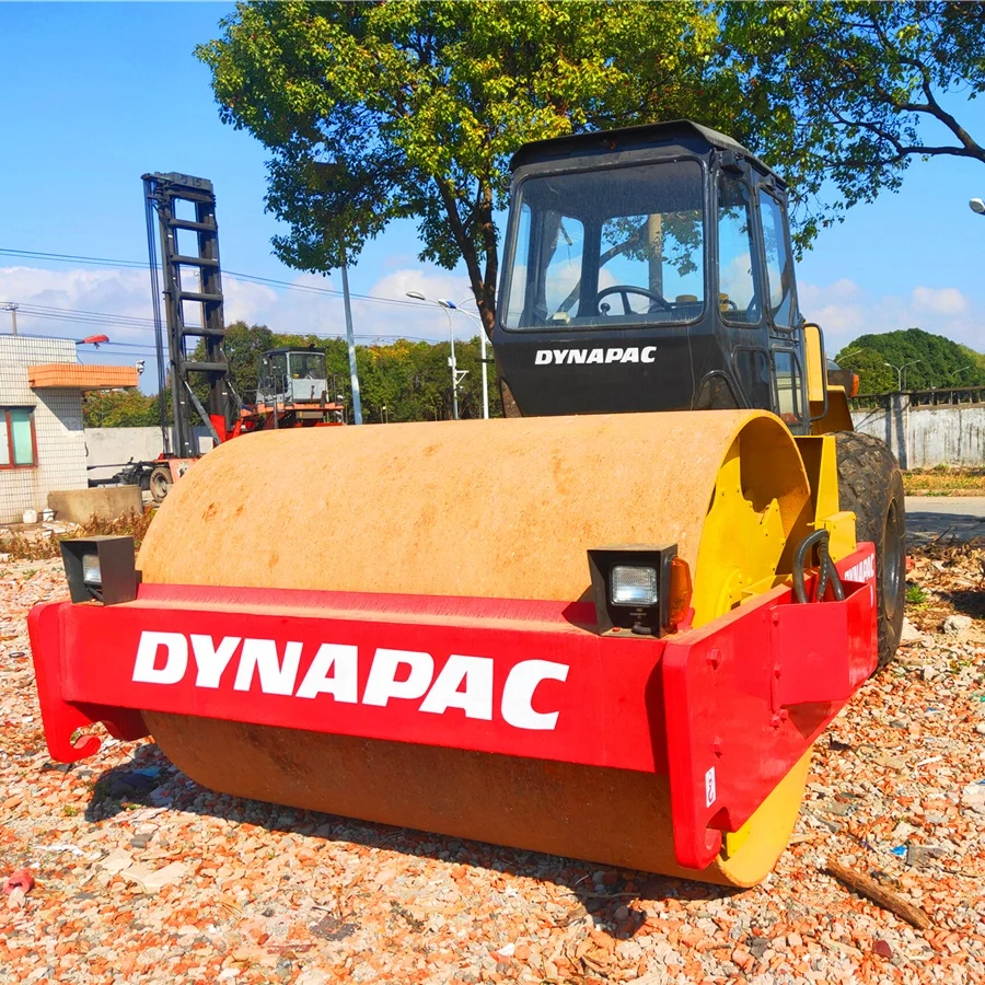  Used Dynapac CA301 D Road Construction Machinery Single Drum Vibratory Roller Compactor Three Wheel