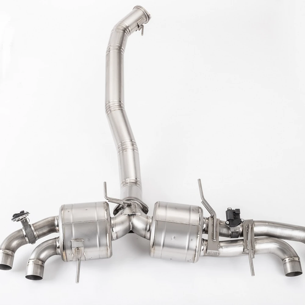 Выхлопная труба из титана с клапаном для Nissan GTR R35 4 5 дюйма 114