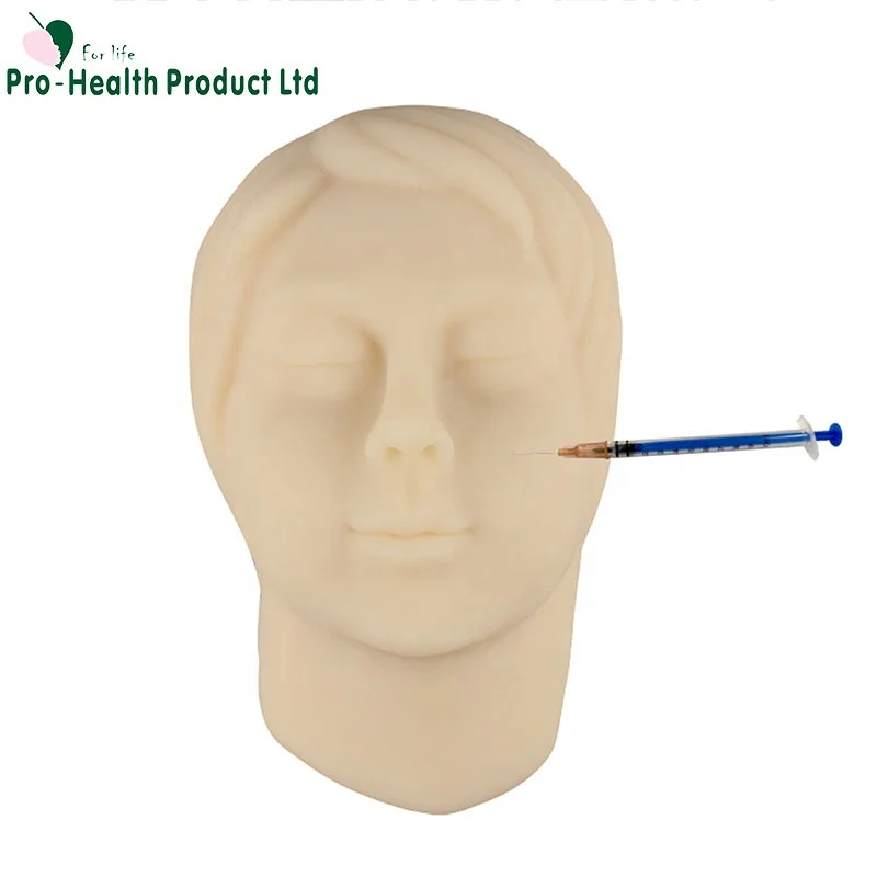 Teaching Resources Medical Aesthetic Full Cosmetic Face Dermal Filler Injectable Model with Skeleton Inside