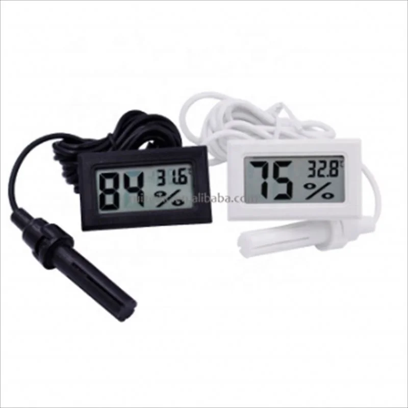 Мини цифровой ЖК-дисплей термометр датчик удобно и гигрометром декоративные часы для мониторинга аквариума холодильника дисплей детектор