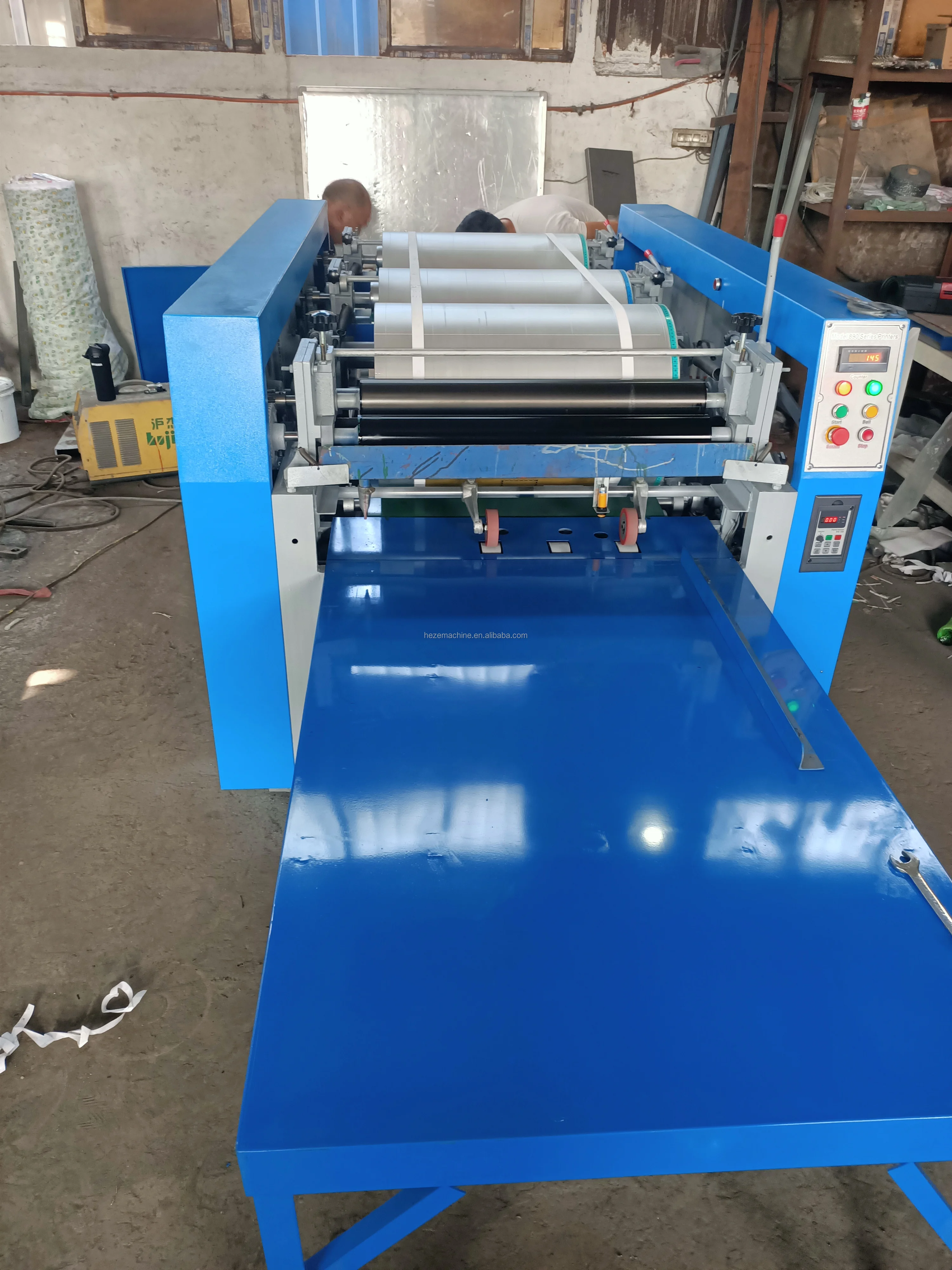 Flexo 1-6 Color Printing Shopping Bags Plastic Bag Printing Machine 3 Color Kraft Paper Bag Printing Machine For Sale