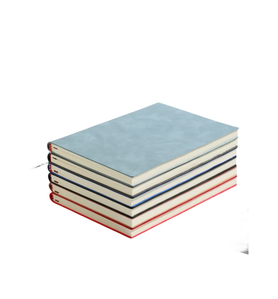 2025pu Leather Bound Cover Notebook A5 Genuine Custom Soft Pu Leather Notebook Cover Cheap