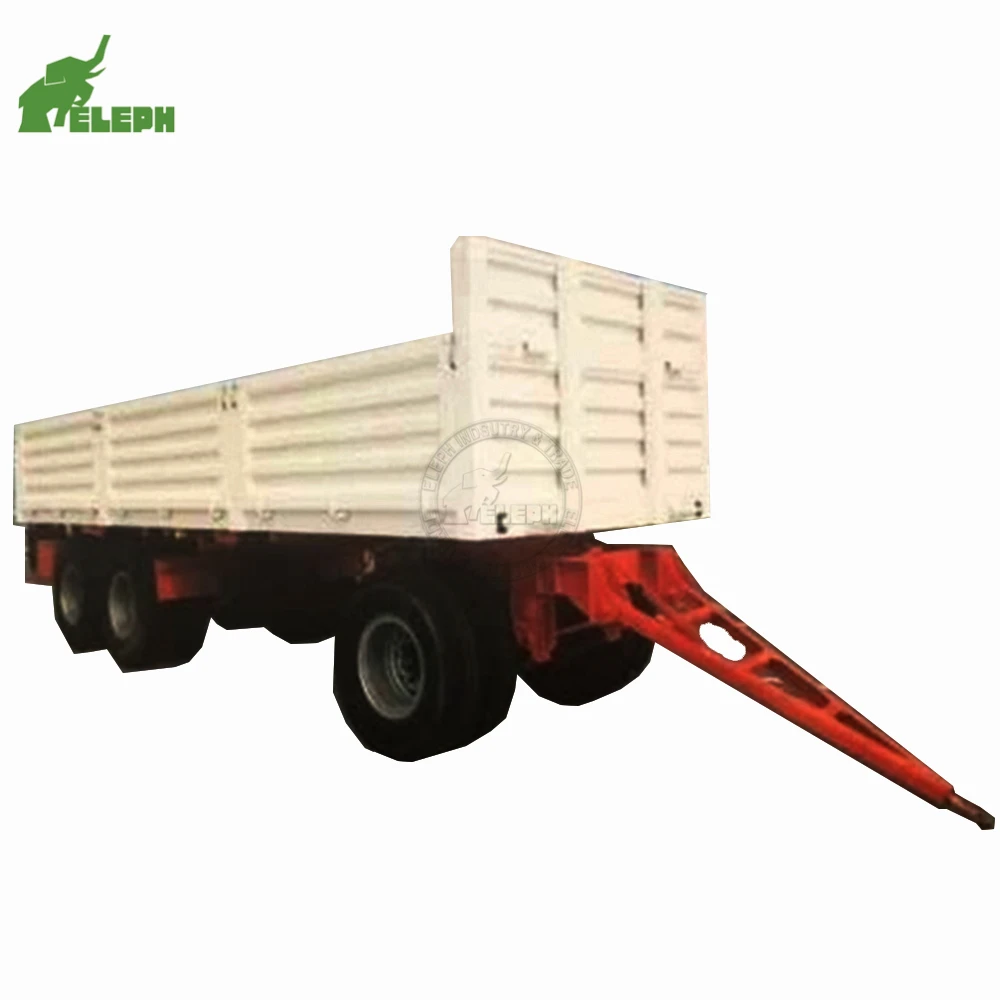 Hot Sale Side Wall Open Low Bed Semi Trailer With Drawbar Sidewall