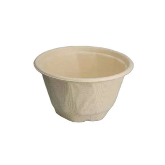 750ml Disposable Food Container Eco Friendly Salad Bowls Biodegradable Soup Bowl Compostable Sugarcane Diamond Bowl241009
