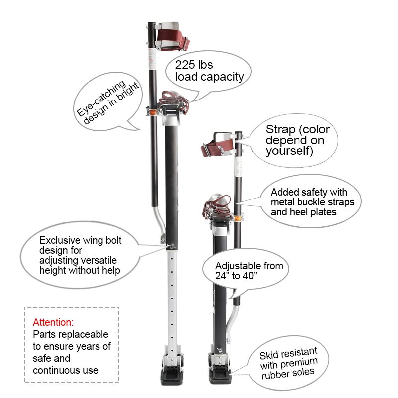 drywall tools 2440 drywall stilts walking stilts
