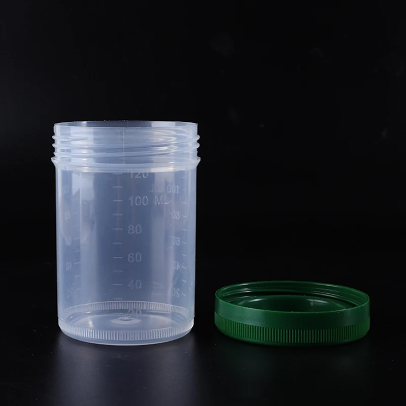Good Sealing 4oz 120ml Formalin Cup Plastic Sample Cup with Screw Top