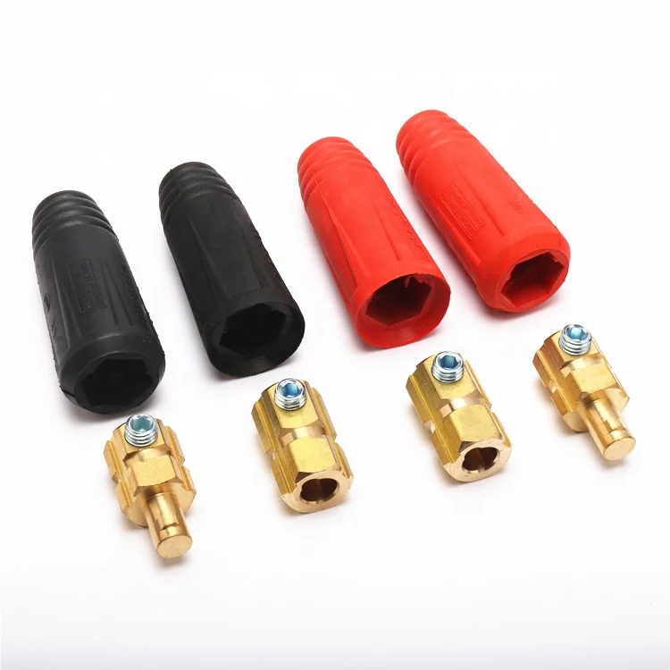 CE, RoHS Certificate Red and Black Welding Cable Joint DKL70-95