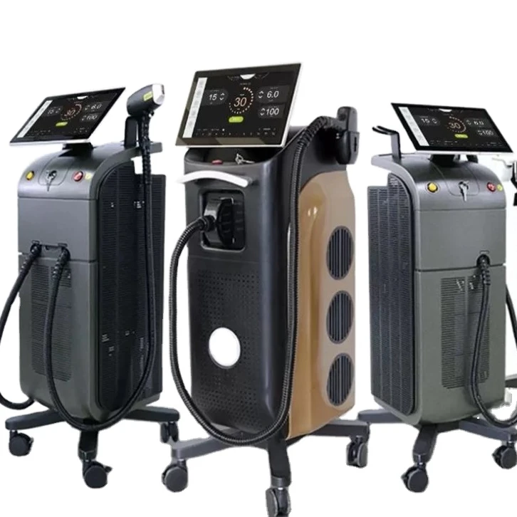 Depilation WeifangKM 2400W platinum Titanium diode laser hair removal machine/755 808 1064 Italy beauty salon equipment for sale