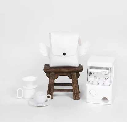 2024 Hot printable logo Easy to Carry mini felt gift box Christmas Angel Adjustable Backpack for Christmas Easter