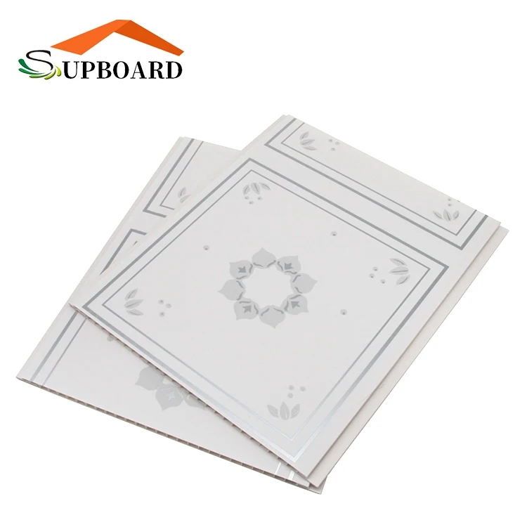 Different Types Of Tiles Hot Stamp Plastic PVC Ceiling Panels
