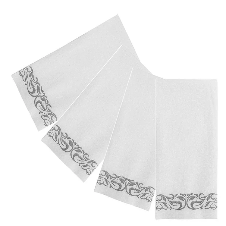 high quality soft Weddings Party Disposable Paper Hand Towel custom table paper napkin