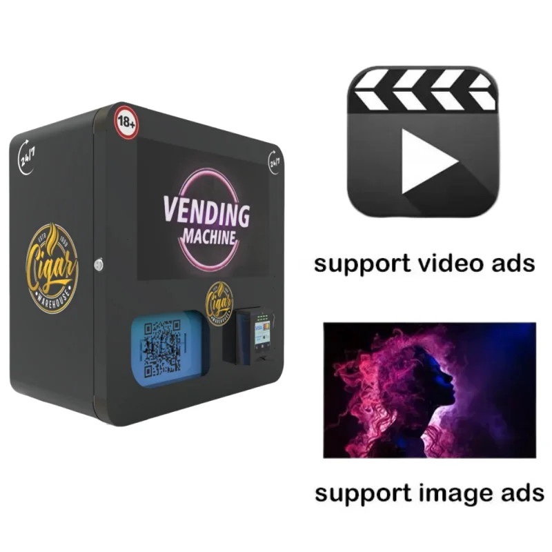 Adjustable Mini Tabletop Vending Machine with Digital Touch Screen for Small Items