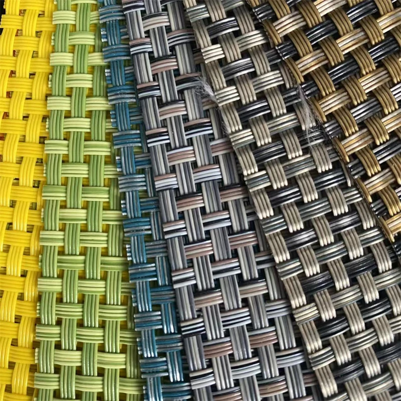 Textilens Mesh Fabric PVC Coated Teslin Anti-Static & Anti-UV for Outdoor Chair