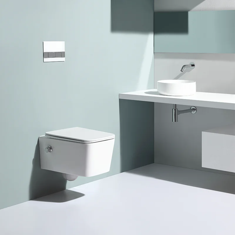 New design European CE standard wall hung toilet with bidet wall hung bidet toilet