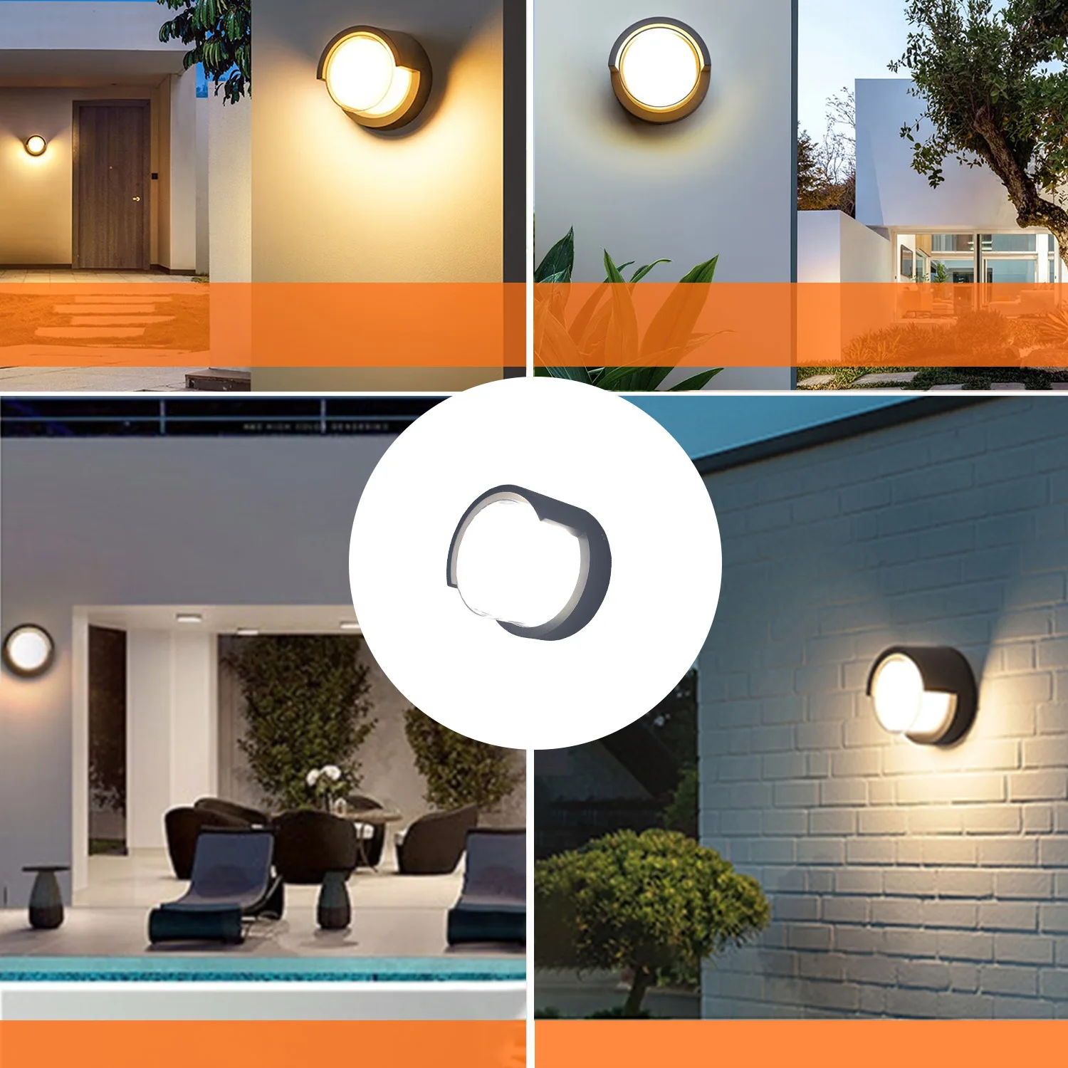Wholesale Outdoor Led Lamp Up And Down Wall Light  Aluminum Modern Lighting for Porch Garden