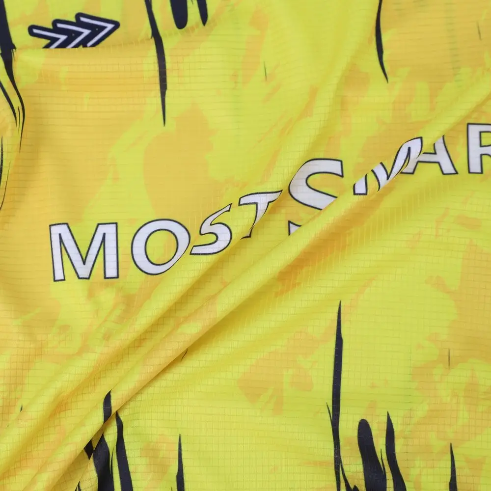 Factory Wholesale Soccer Uniforms Sport Wear Classic V Neck 100% Polyester T-shirts Custom Sublimation Football Jersey