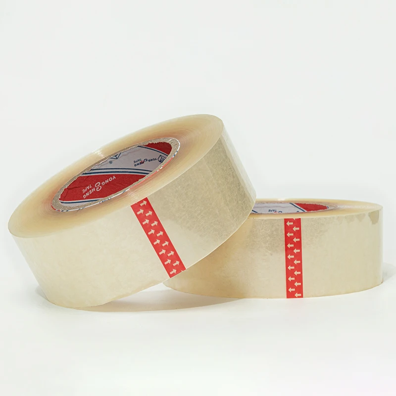 2200 Yongsheng Bopp Adhesive Sealing Box Tape, Transparent Water Activated Opp Self Adhesive Packing Tape
