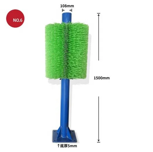 Cow Comfort Cattle Brush Cow Scratcher works for Cows, Horses, Goats and other Livestock