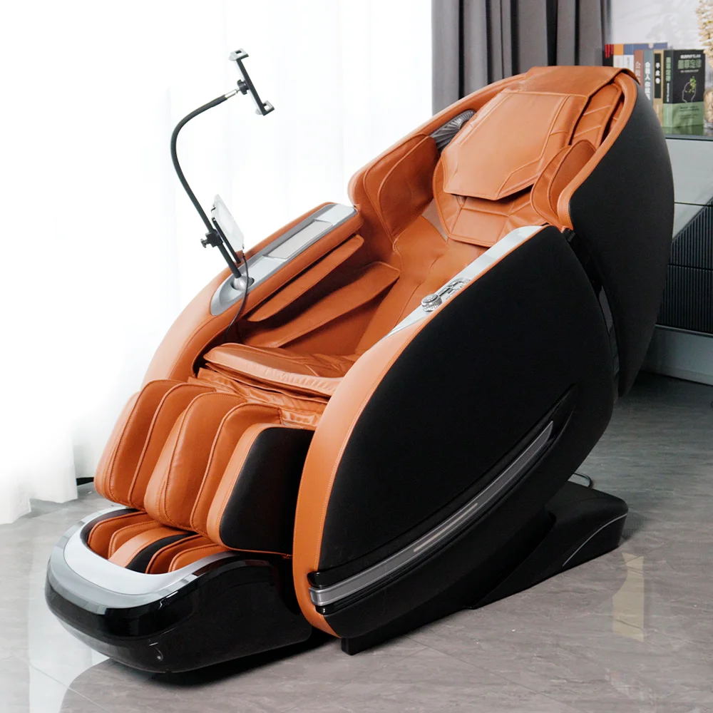 Инфракрасная физиотерапия проводное Ручное Управление обогревом роскошное Домашнее использование 3d массажное кресло для тела