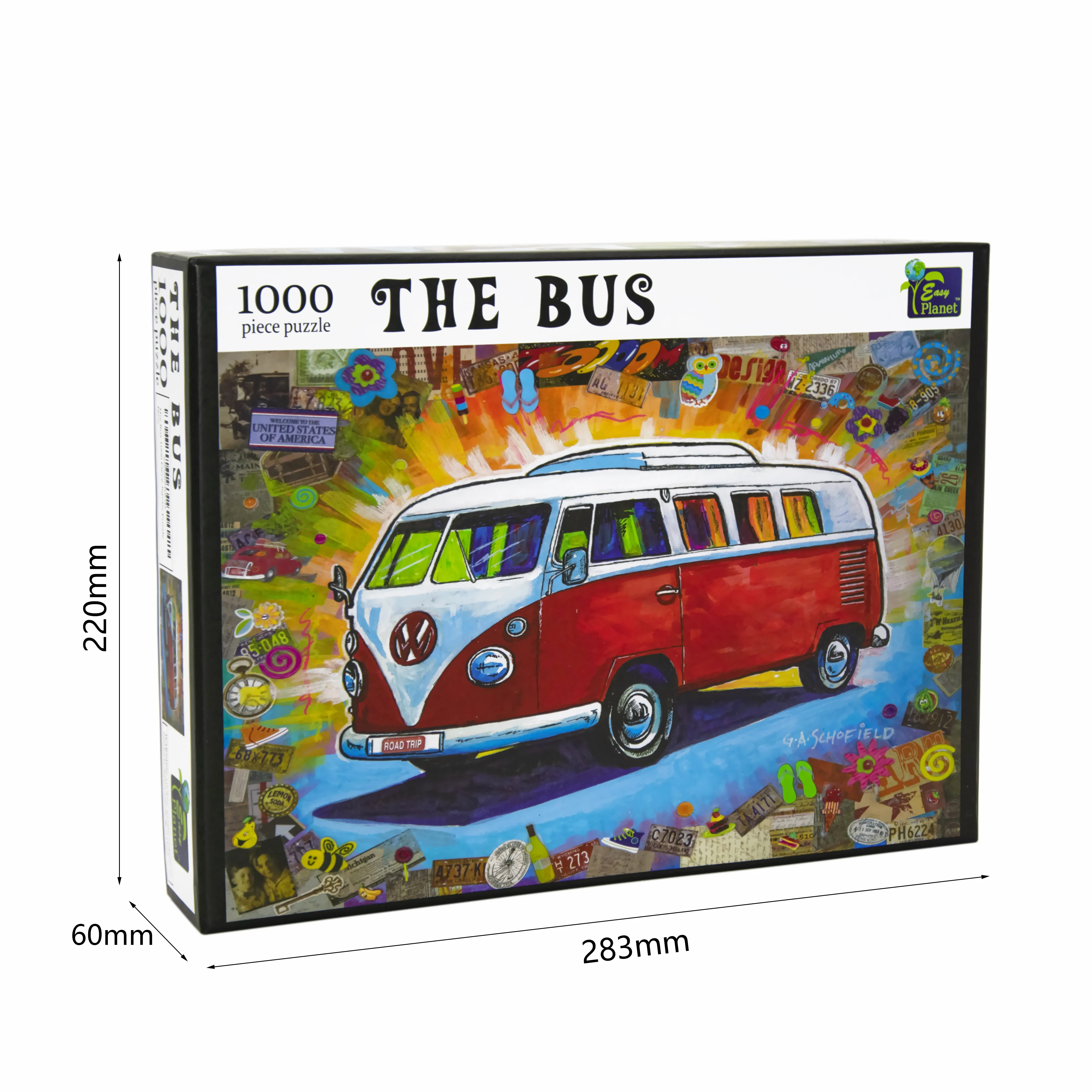 Wholesale high quality Custom Paper Cardboard Puzzle Game 1000 pieces Cartoon Jigsaw  puzzles for Adults Kids