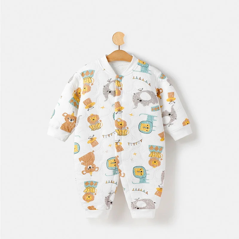 Cute Bear Knitted Clothing for Newborn Baby Boy 100% Cotton Unisex Spring Clothes Available for ODM Supply